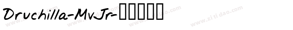 Druchilla-MvJr字体转换