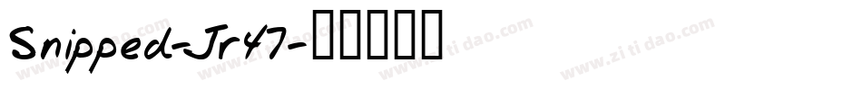 Snipped-Jr47字体转换