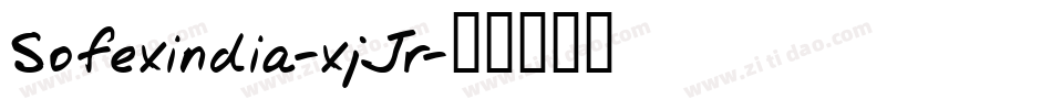 Sofexindia-xjJr字体转换