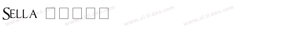 Sella字体转换