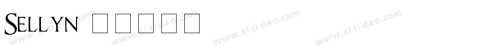 Sellyn字体转换