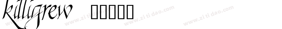 Killigrew字体转换