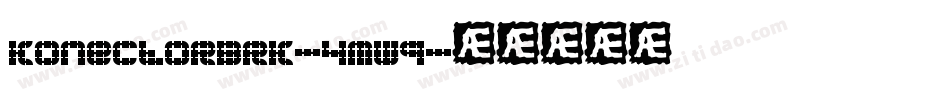 KonectorBrk-4Mw9字体转换
