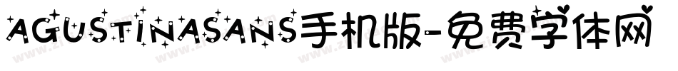 AGUSTINASANS手机版字体转换