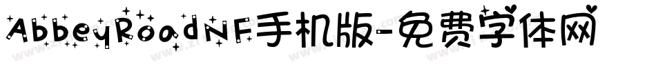 AbbeyRoadNF手机版字体转换