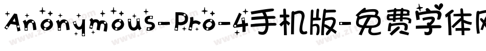 Anonymous-Pro-4手机版字体转换