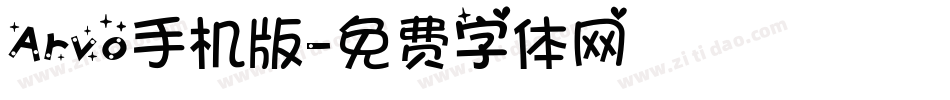 Arvo手机版字体转换