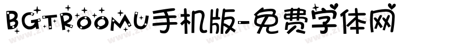 BGTR00MU手机版字体转换