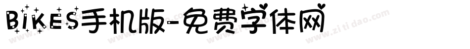 BIKES手机版字体转换