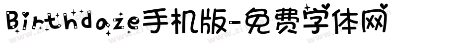 Birthdaze手机版字体转换