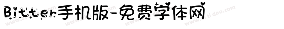 Bitter手机版字体转换
