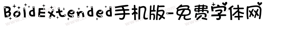 BoldExtended手机版字体转换