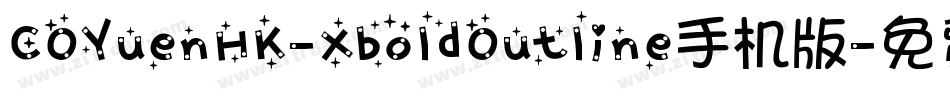 COYuenHK-XboldOutline手机版字体转换
