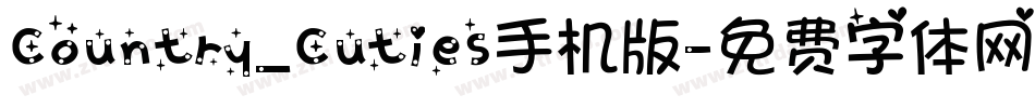 Country_Cuties手机版字体转换