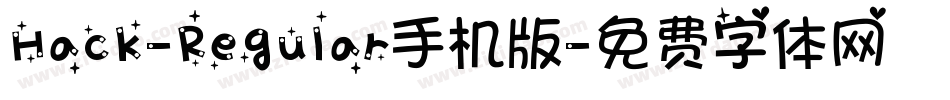 Hack-Regular手机版字体转换