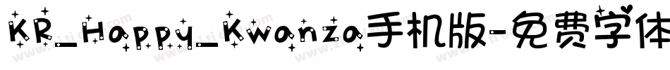 KR_Happy_Kwanza手机版字体转换