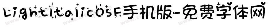 LightItalicOsF手机版字体转换