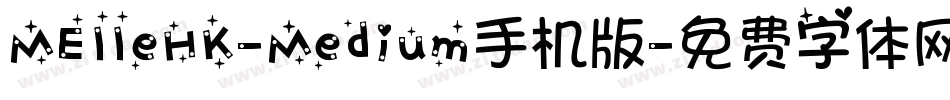 MElleHK-Medium手机版字体转换