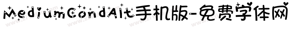 MediumCondAlt手机版字体转换