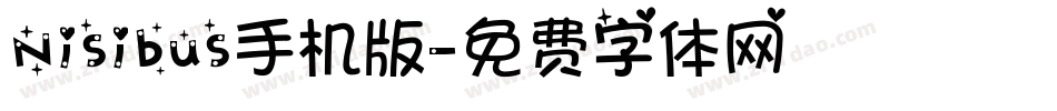 Nisibus手机版字体转换