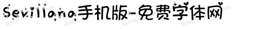 Sevillana手机版字体转换