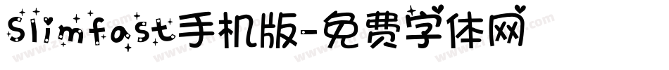 Slimfast手机版字体转换