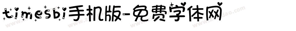 timesbi手机版字体转换