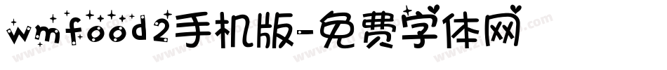 wmfood2手机版字体转换