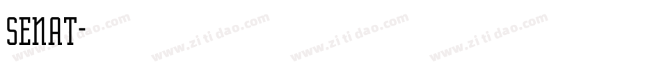 SENAT字体转换