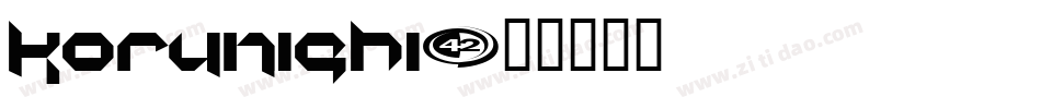 korunishi字体转换