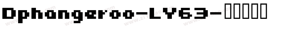 Dphangeroo-LY63字体转换