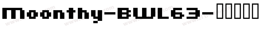 Moonthy-BWL63字体转换
