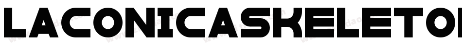 LaconicaSkeletonRegular-BEOx字体转换