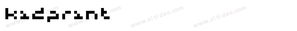 Kidprint字体转换