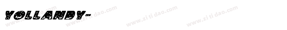 Yollandy字体转换
