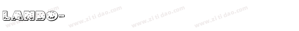 lando字体转换