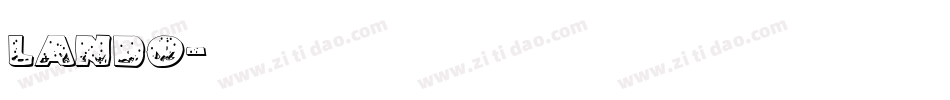lando字体转换