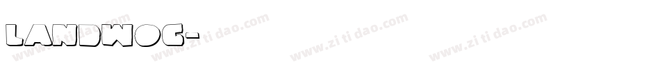 landwog字体转换