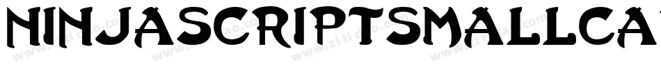 NinjascriptSmallcaps-rxvy字体转换