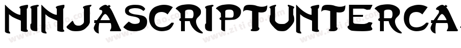NinjascriptUntercase-MZAJ字体转换