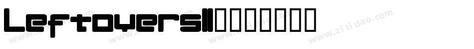 leftoversII3字体转换