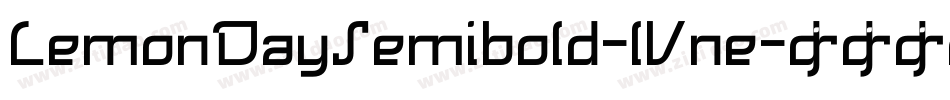 LemonDaySemibold-lVne字体转换