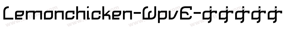 Lemonchicken-WpvE字体转换