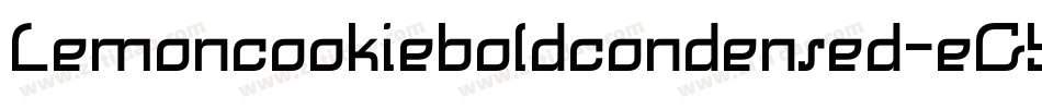 Lemoncookieboldcondensed-eGYB字体转换