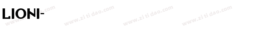 lioni字体转换