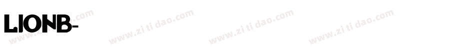 lionb字体转换