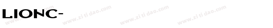 lionc字体转换