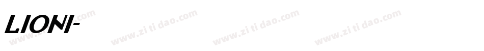 lioni字体转换