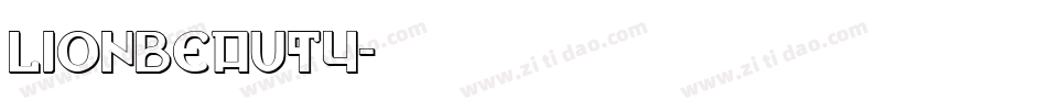 lionbeauty字体转换
