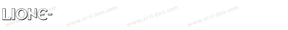 lione字体转换